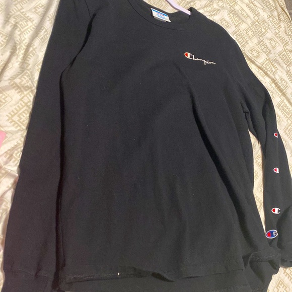 Size medium black champion shirt originally bought from zumiez worn quite a few - Picture 1 of 2